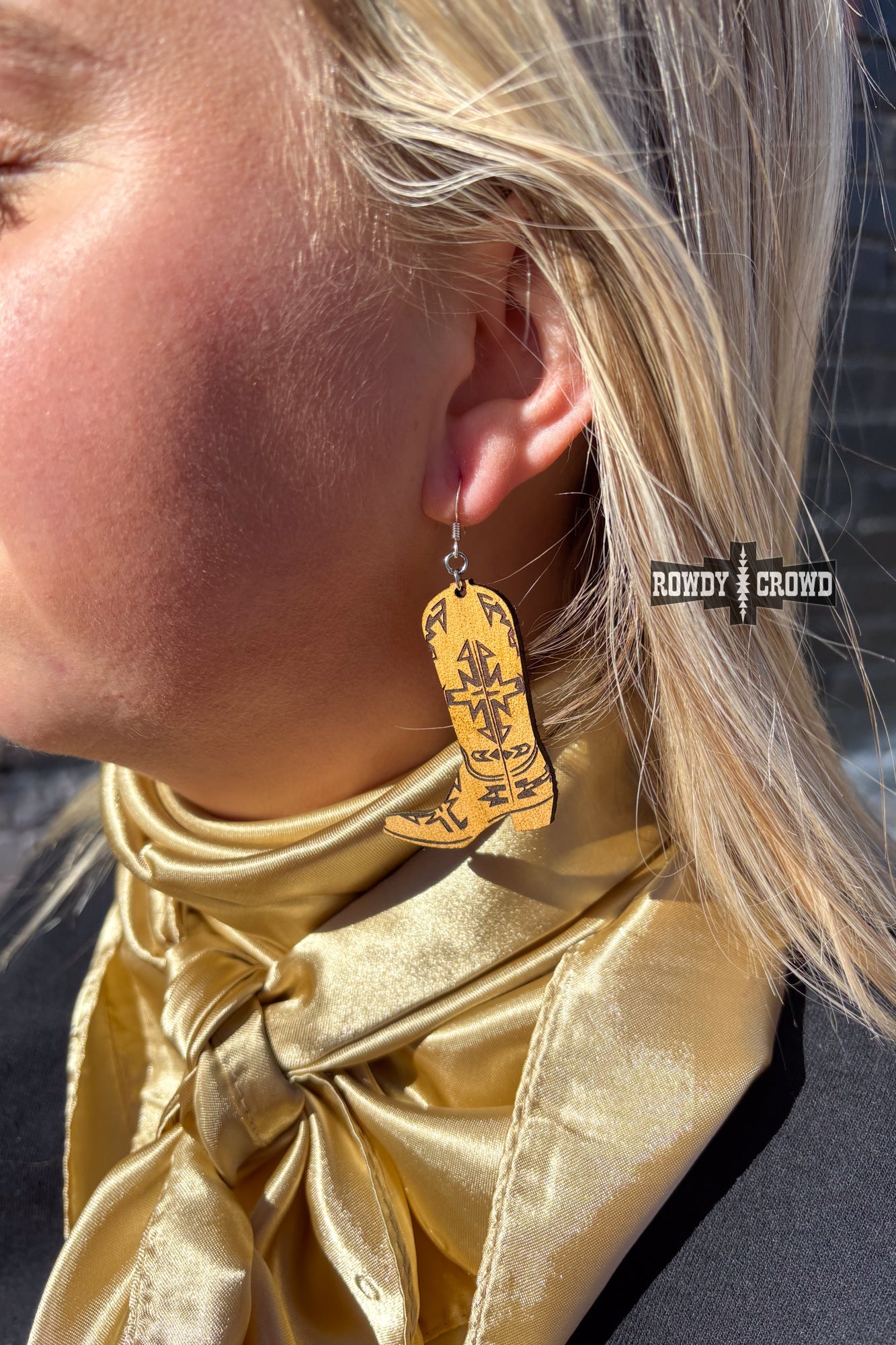 Buckeye Boot Earrings